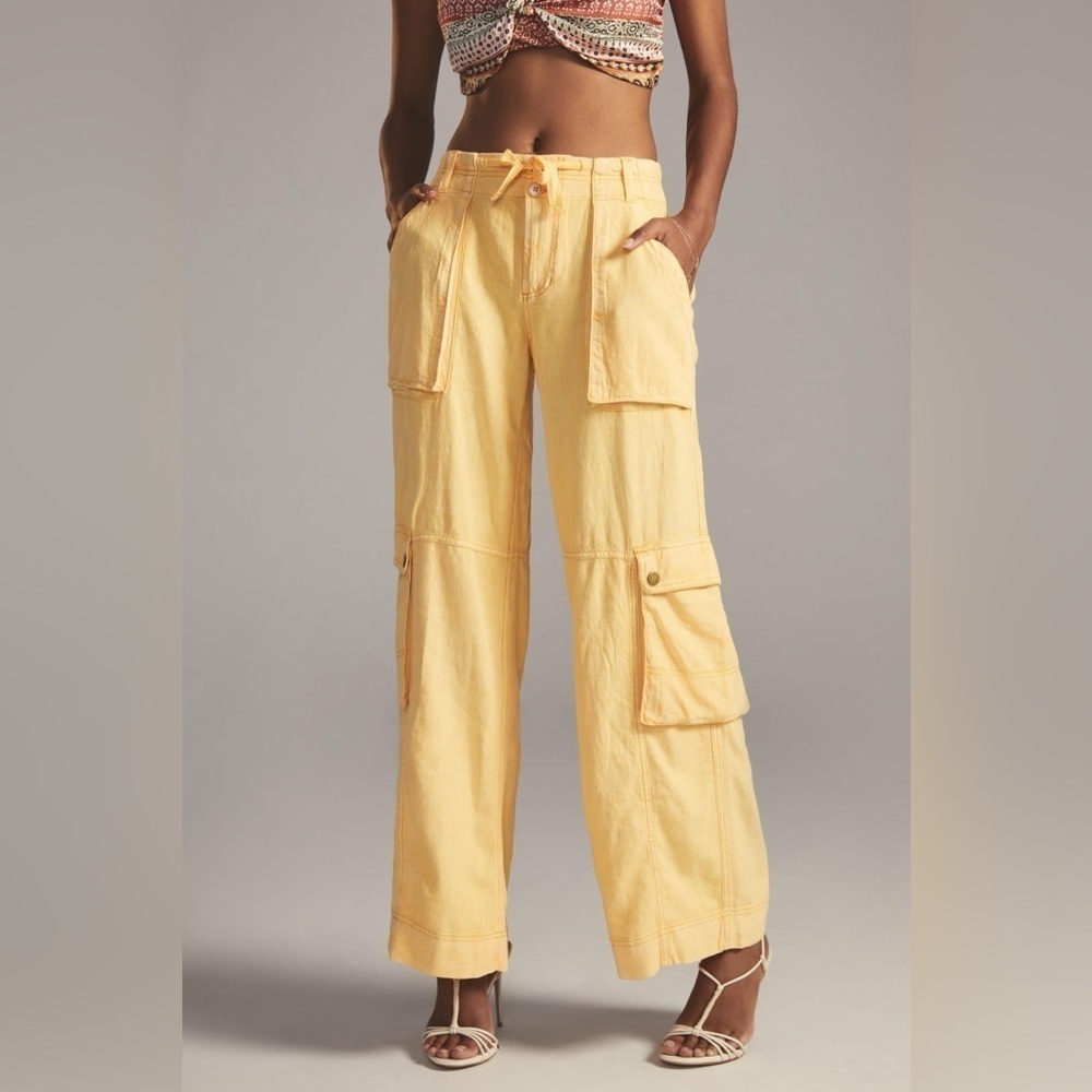 By Anthropologie Beach Cargo Pants